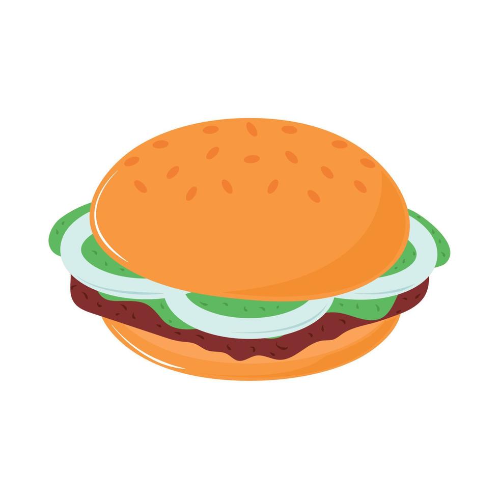 burger fast food vector