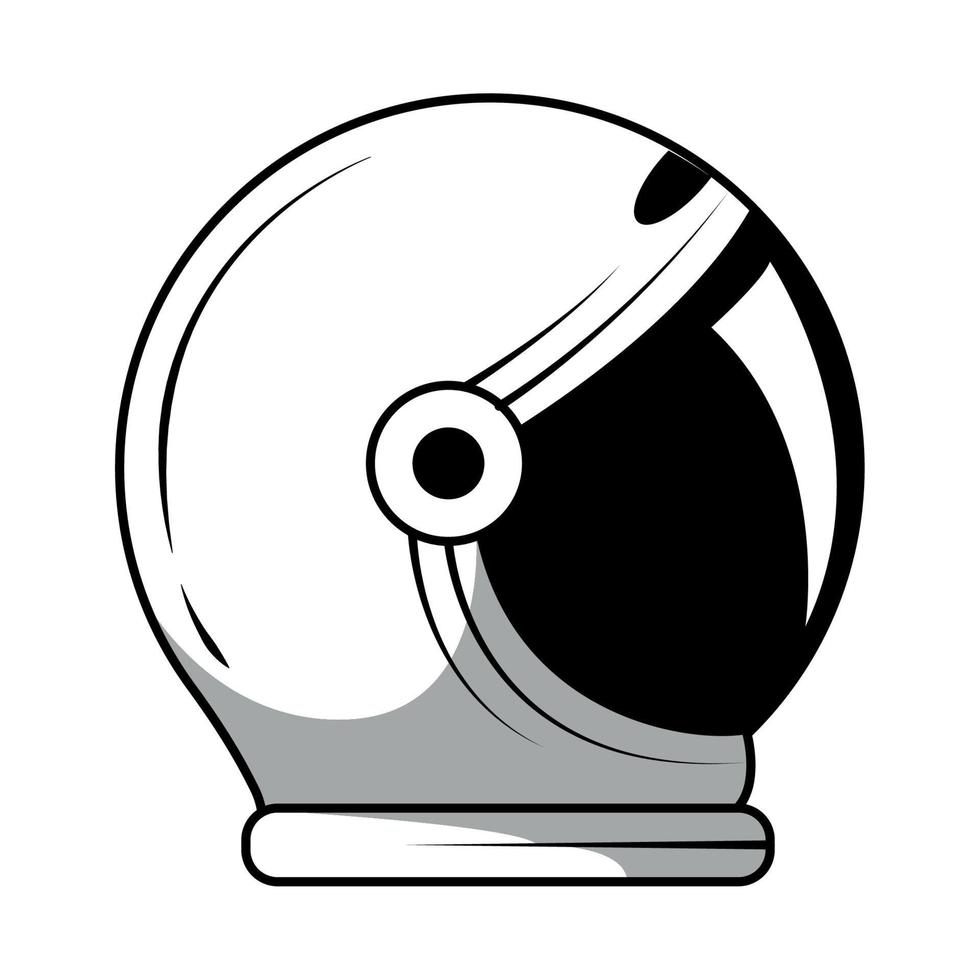 space helmet uniform vector