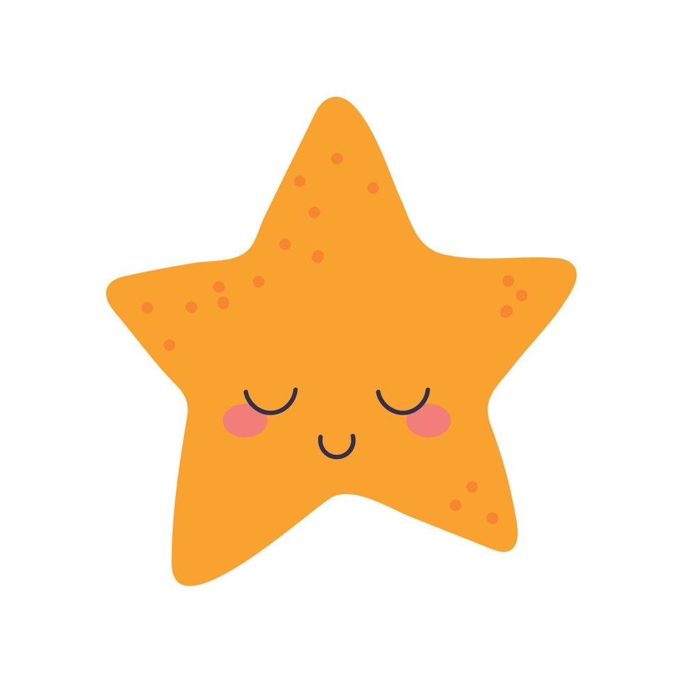 cute star space vector