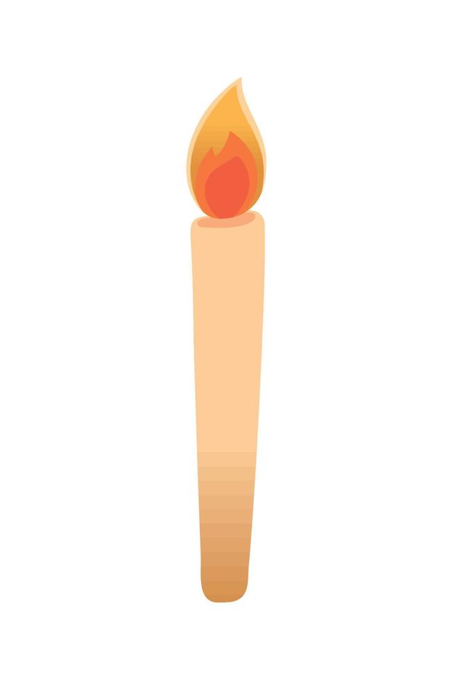 light candle icon vector