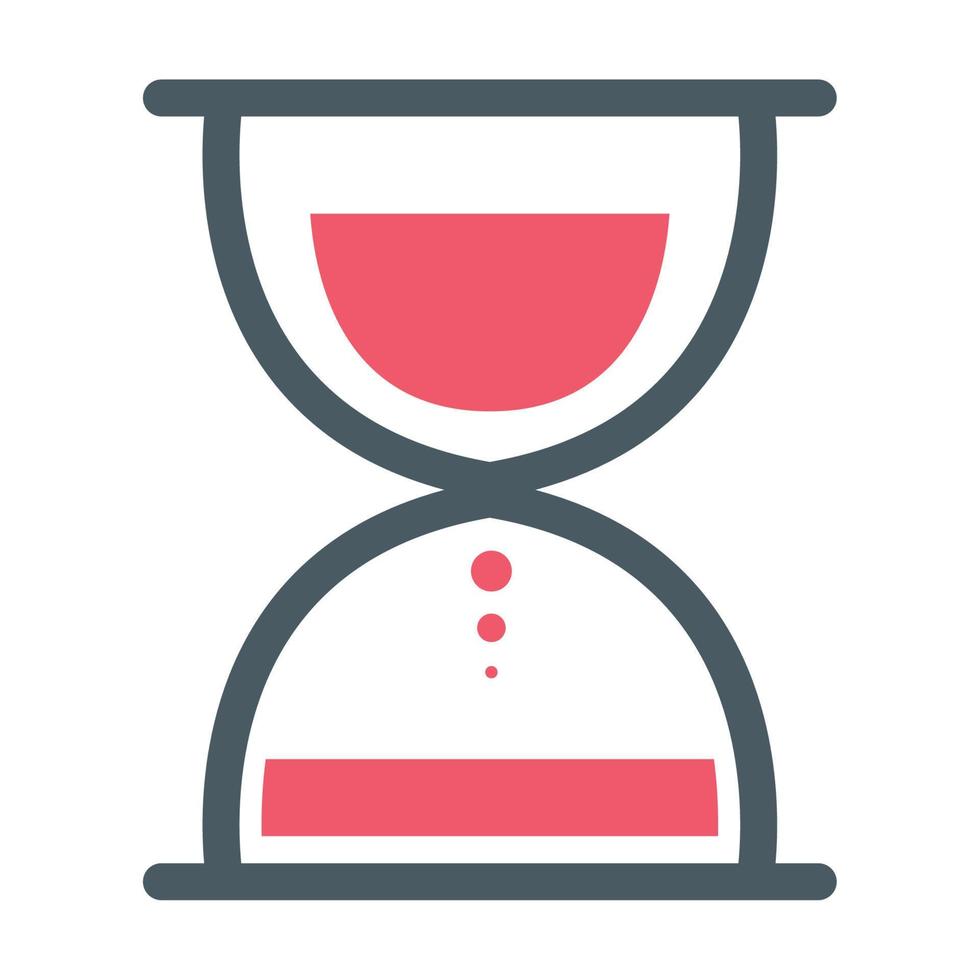 hourglass timer icon vector