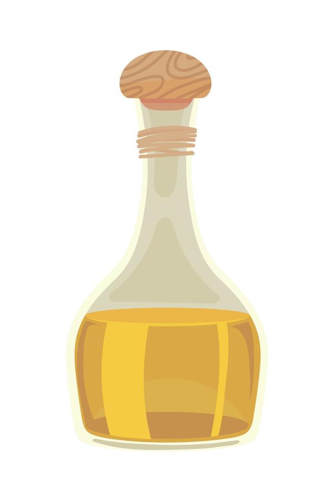 coconut oil bottle vector