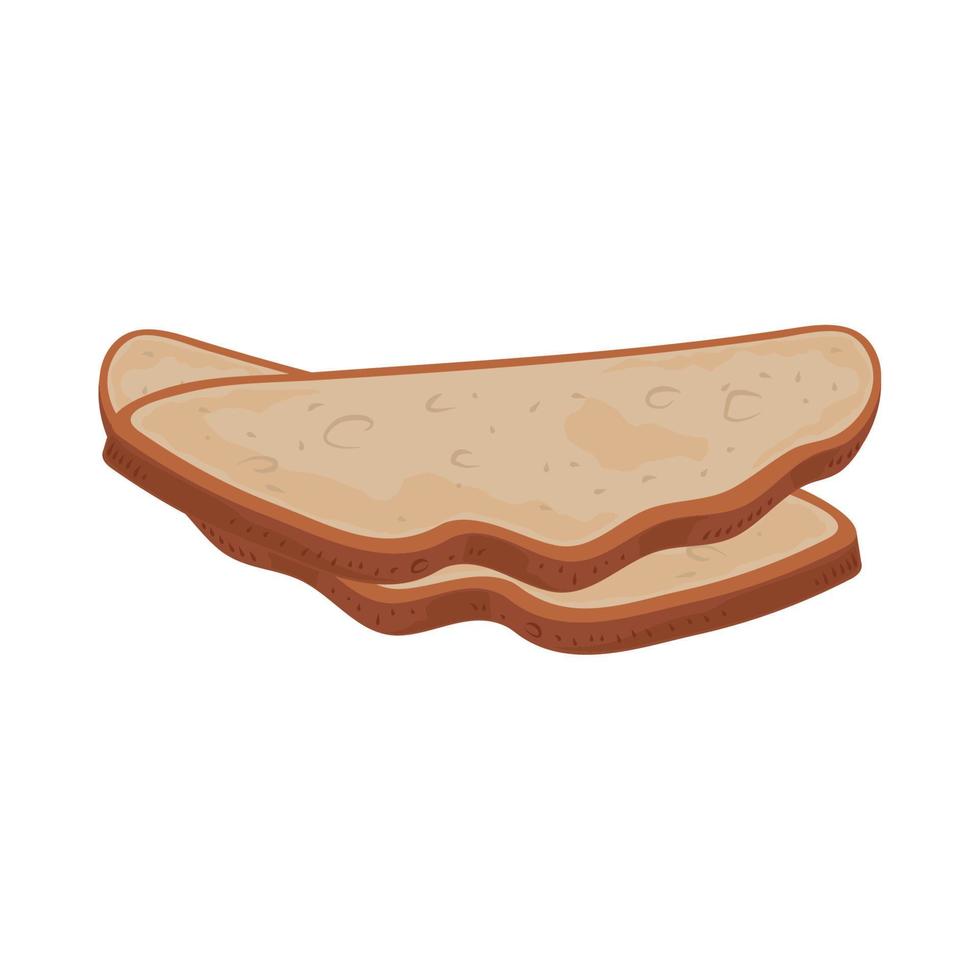 slices bread icon vector