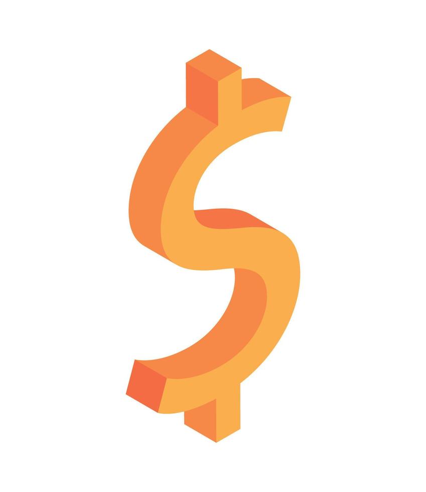 dollar money sign vector