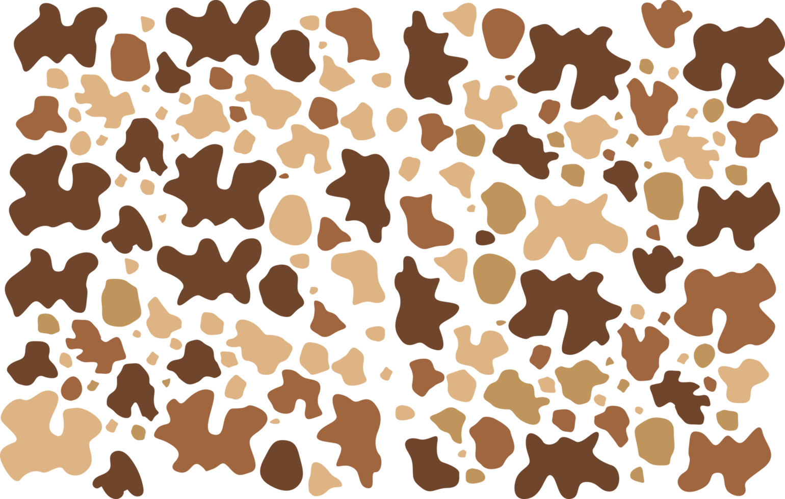 brown color cowhide pattern transparent background png