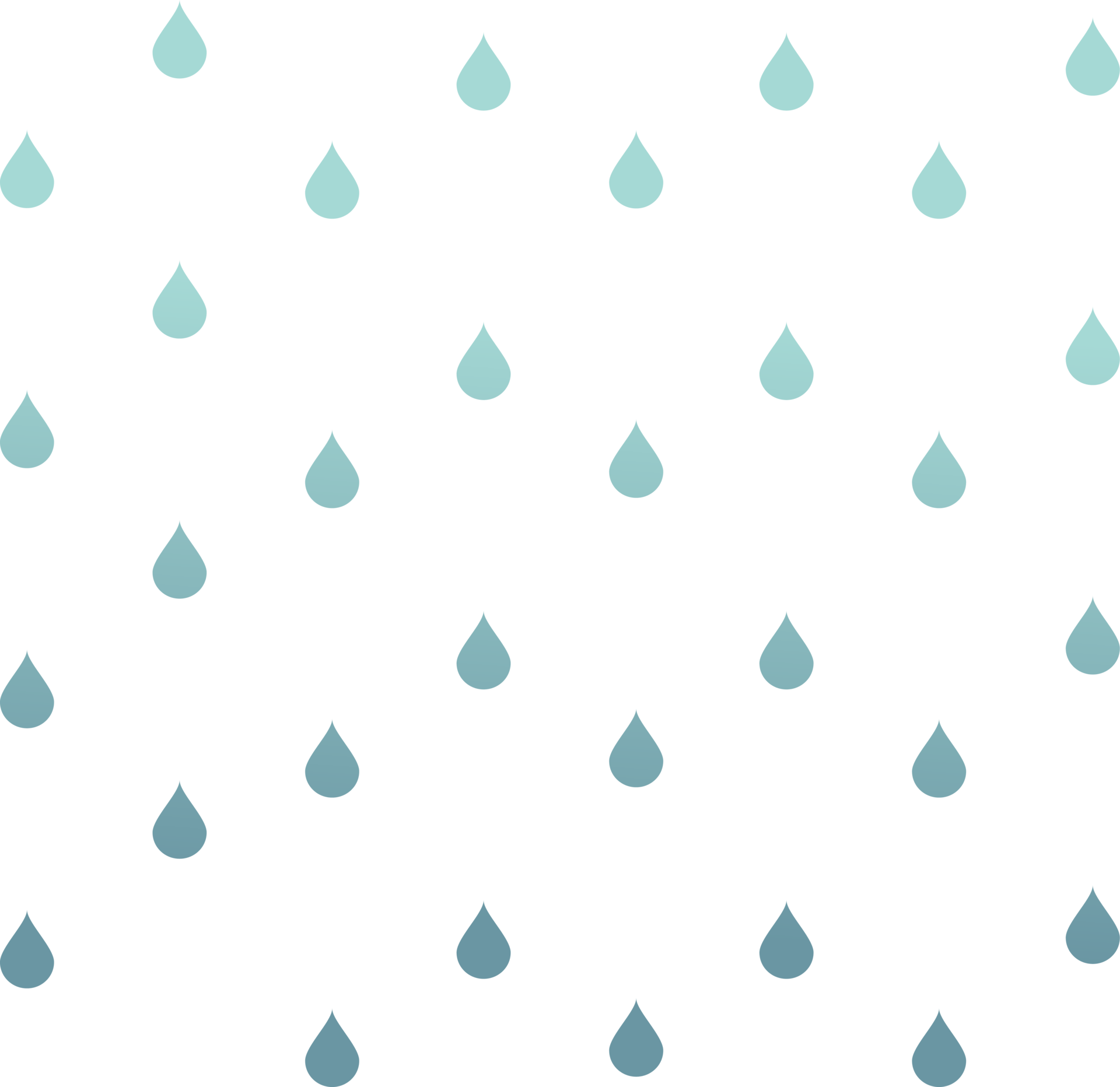 raindrops fall with light to dark blue gradations 10793863 PNG