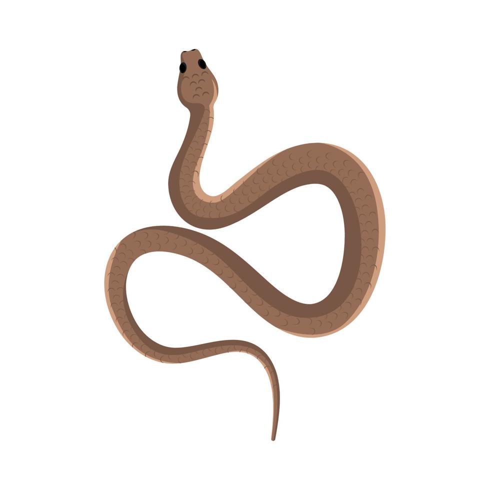 icono de criatura serpiente vector