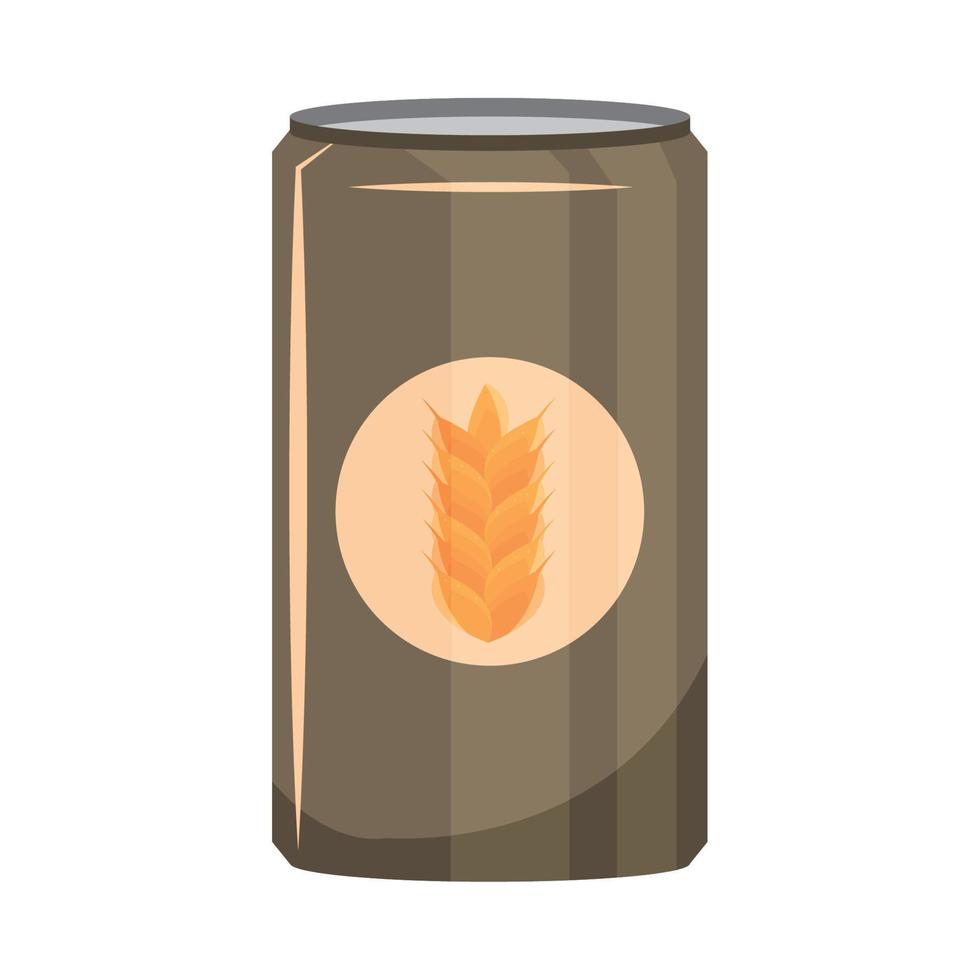 beer can drink vector