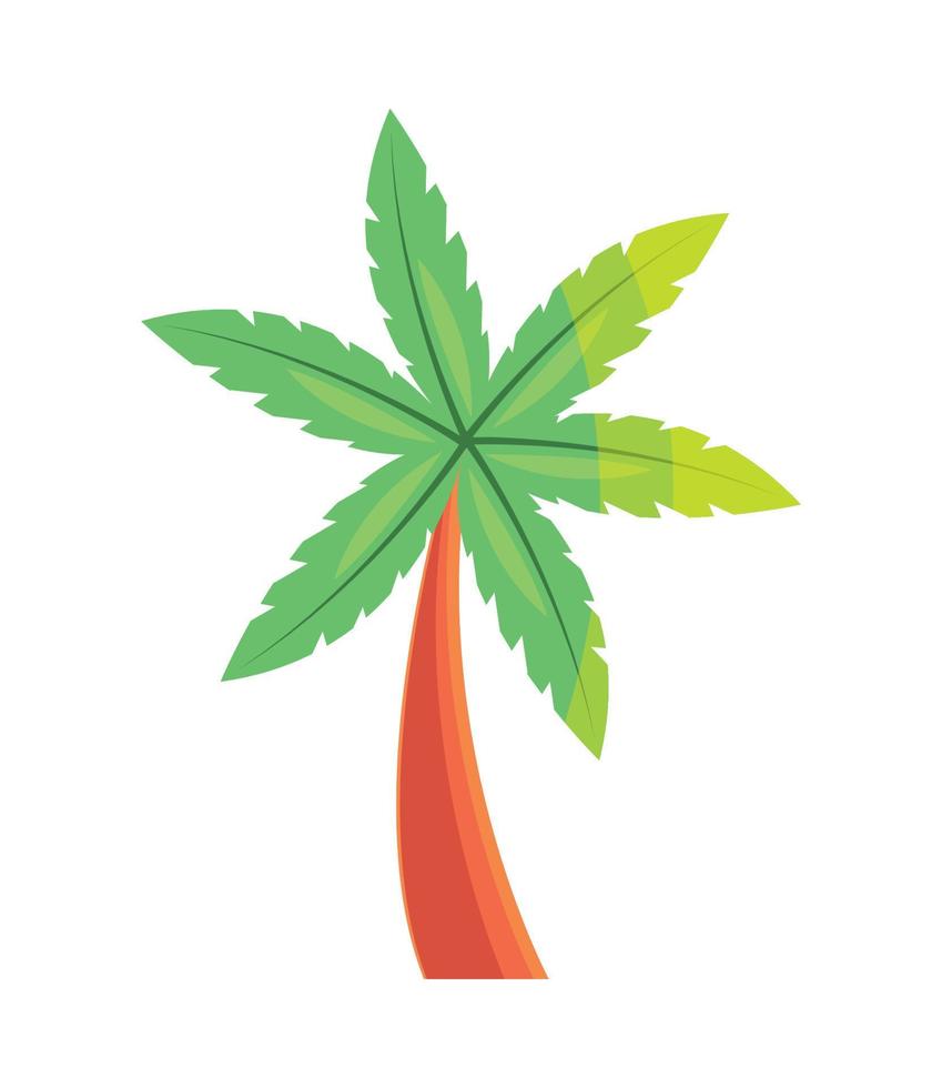 palmera tropical vector