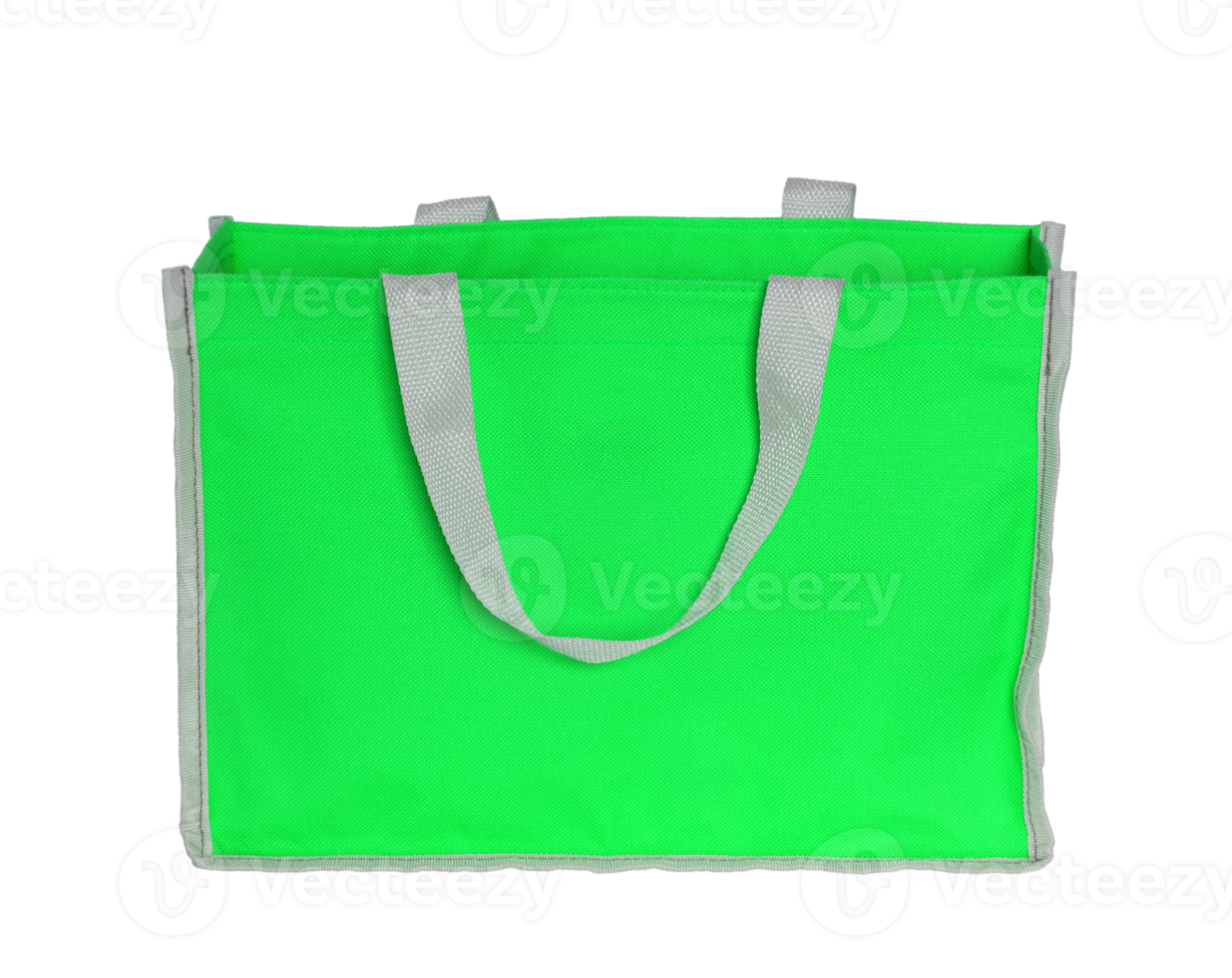 grüne einkaufstasche isoliert mit beschneidungspfad für modell png