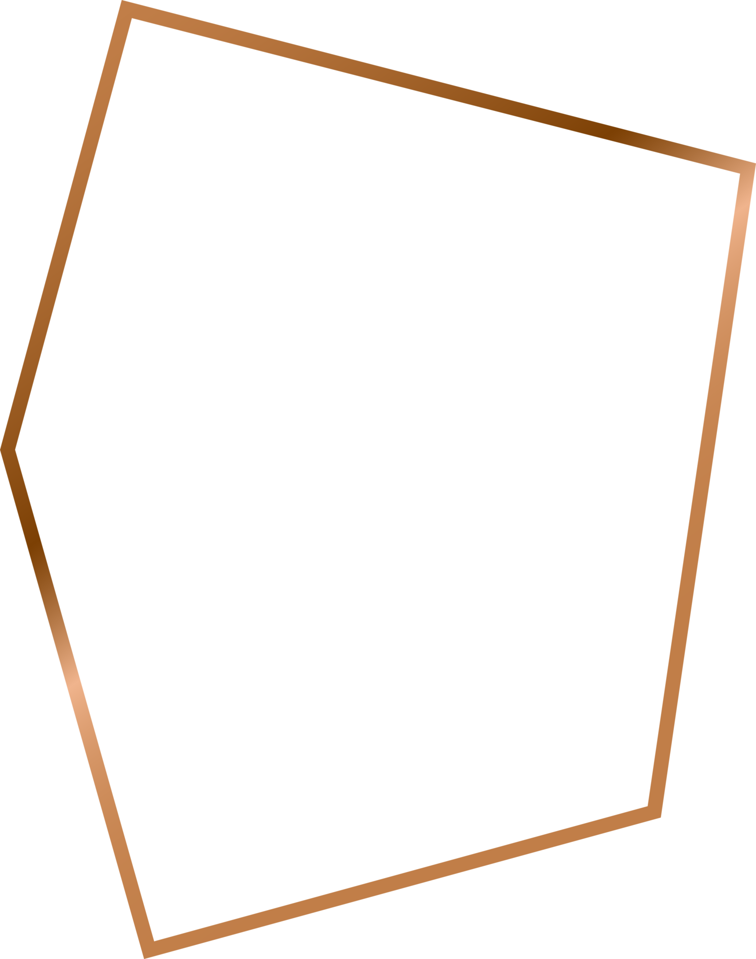 Golden vintage style frame border design 10794096 PNG