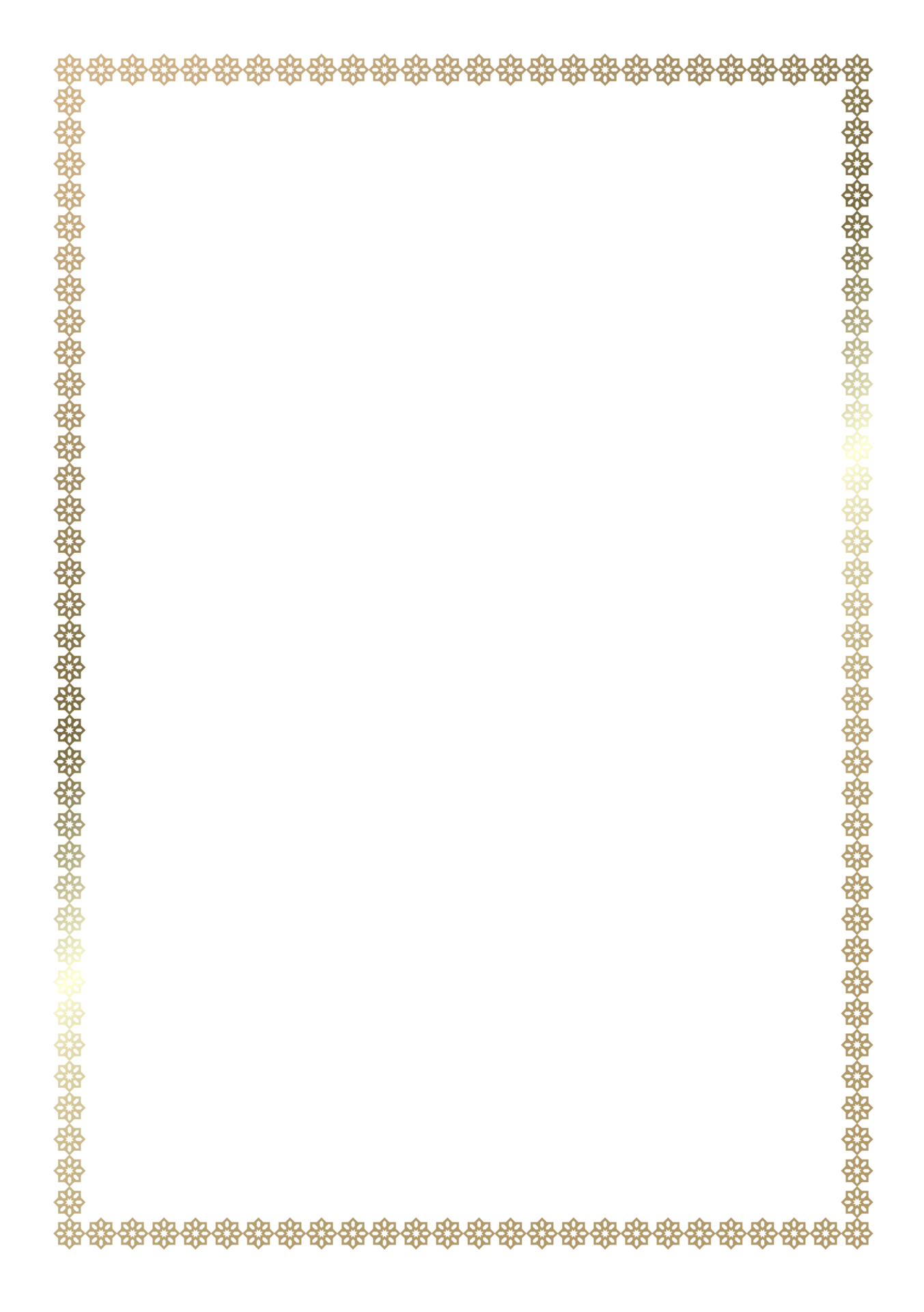 Golden vintage style frame border design 10794103 PNG