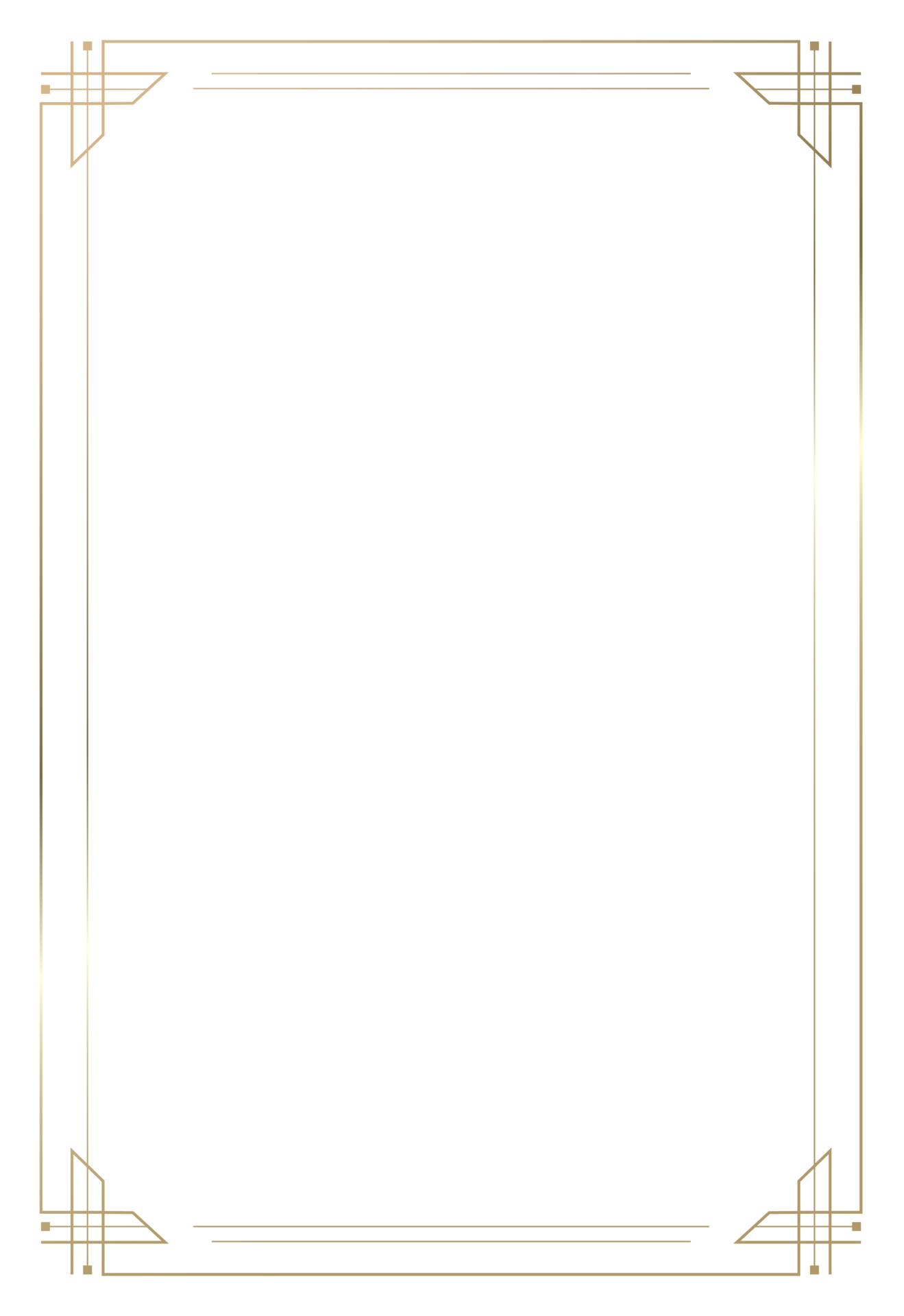 Golden Vintage Style Frame Border Design 10794108 PNG golden-vintage-style-frame-border-design-10794108-png