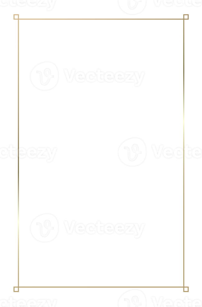 d'oro Vintage ▾ stile telaio confine design png