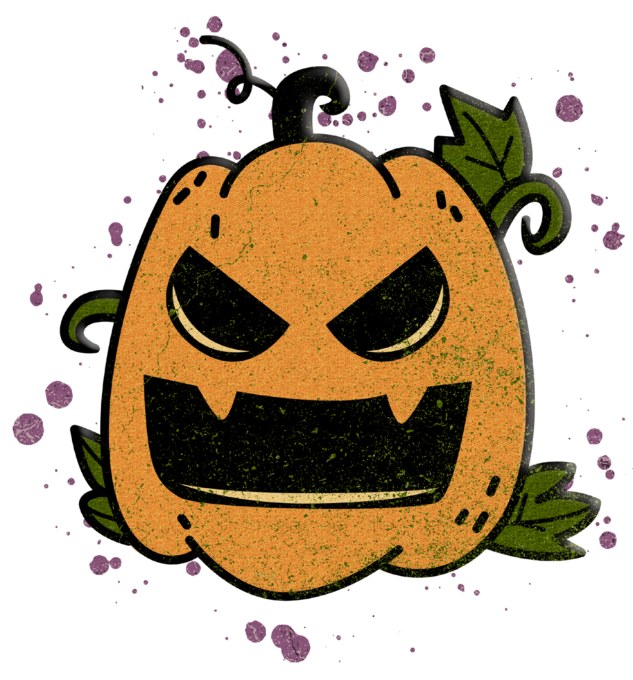 Pumpkin is evil for Halloween. png