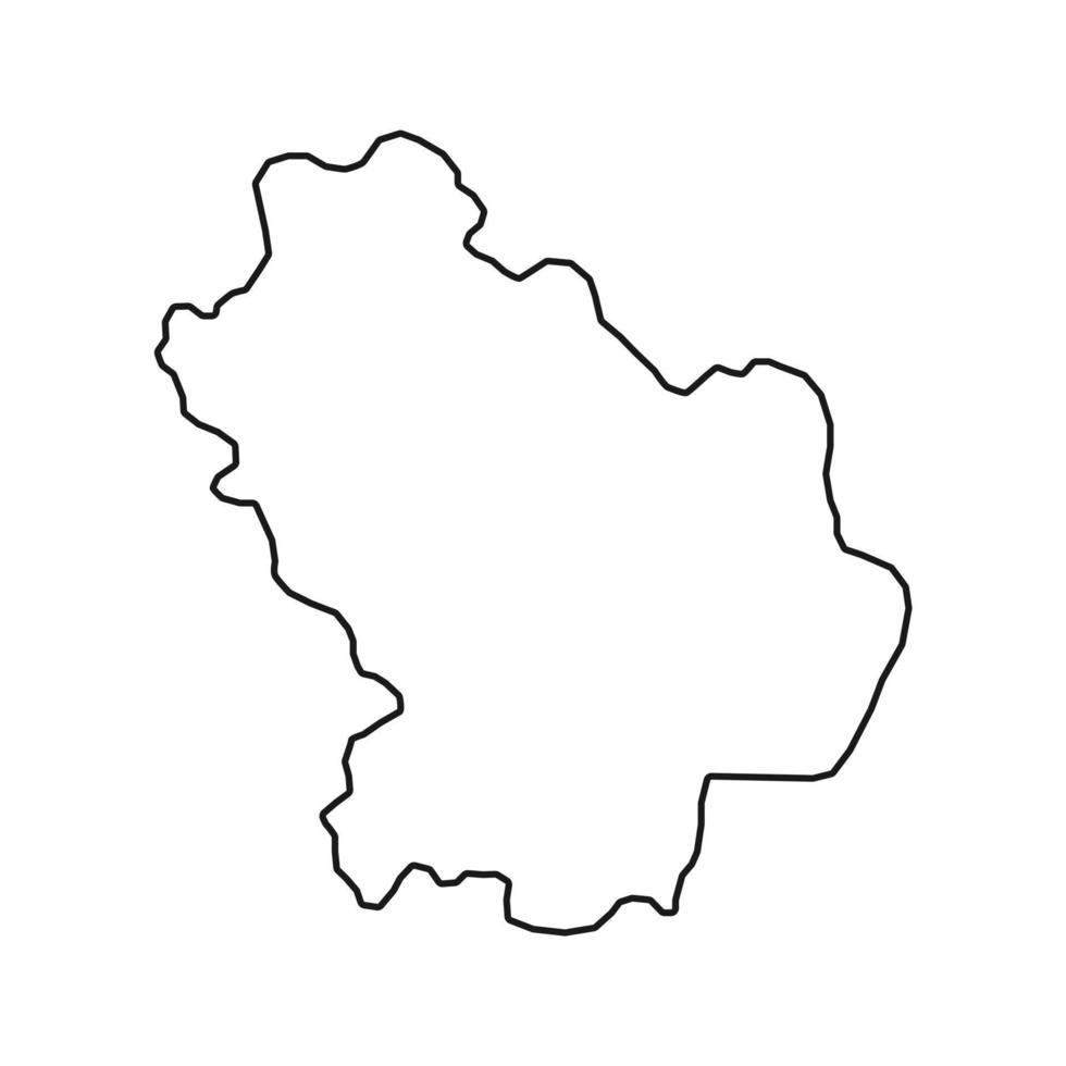 Basilicata Map. Region of Italy. Vector illustration.