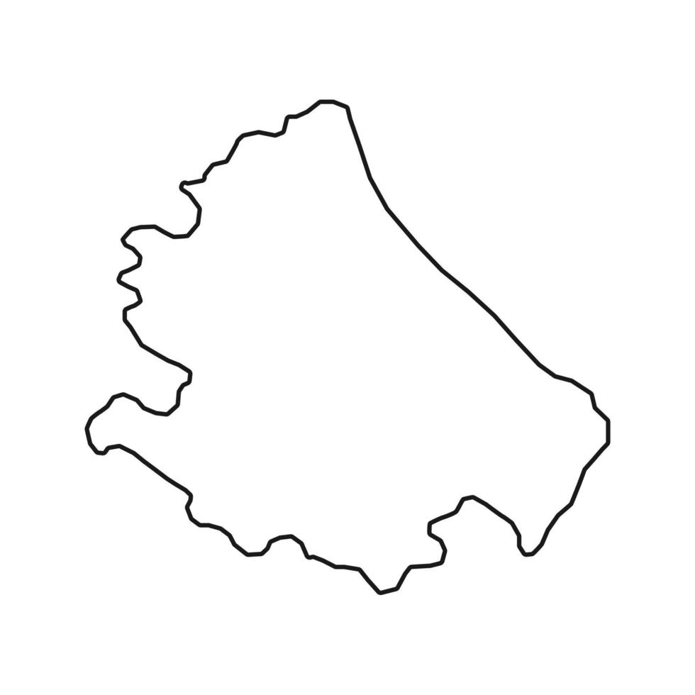 Abruzzo Map. Region of Italy. Vector illustration.