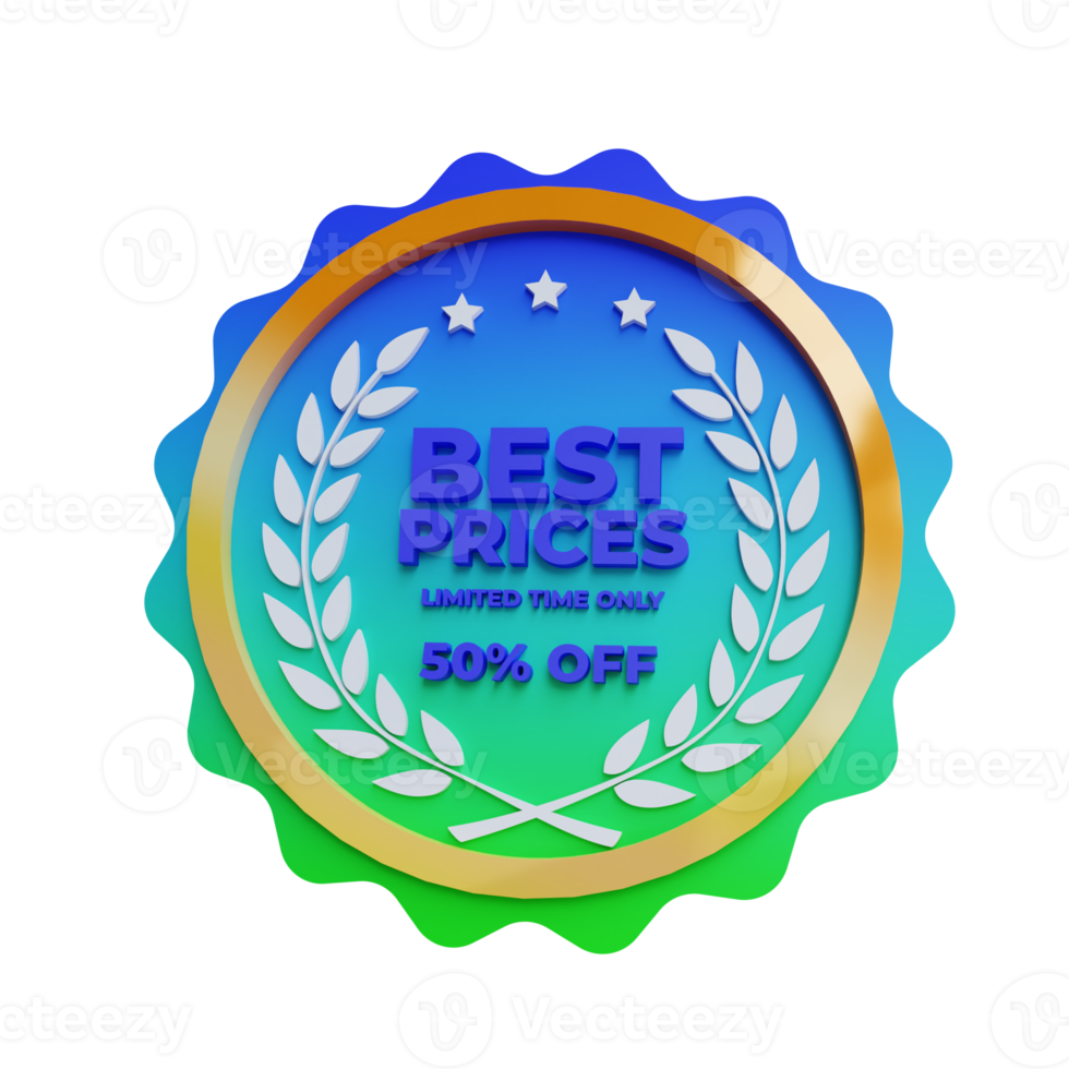 3D sales label up to 50 persen best prices png