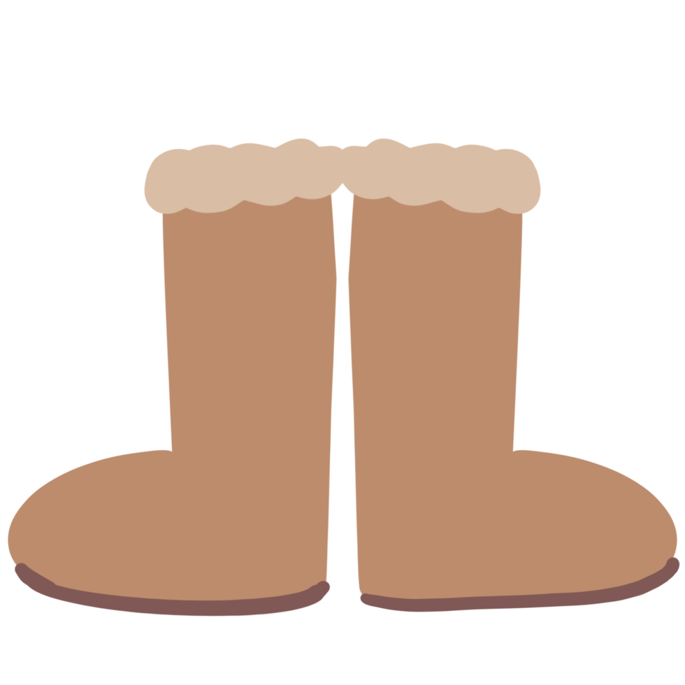 gráfico de botas de invierno png