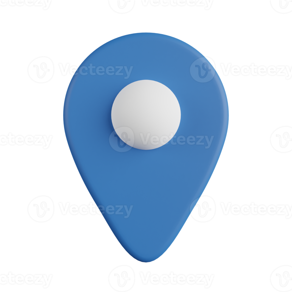 Location Pin 3D Illustration png