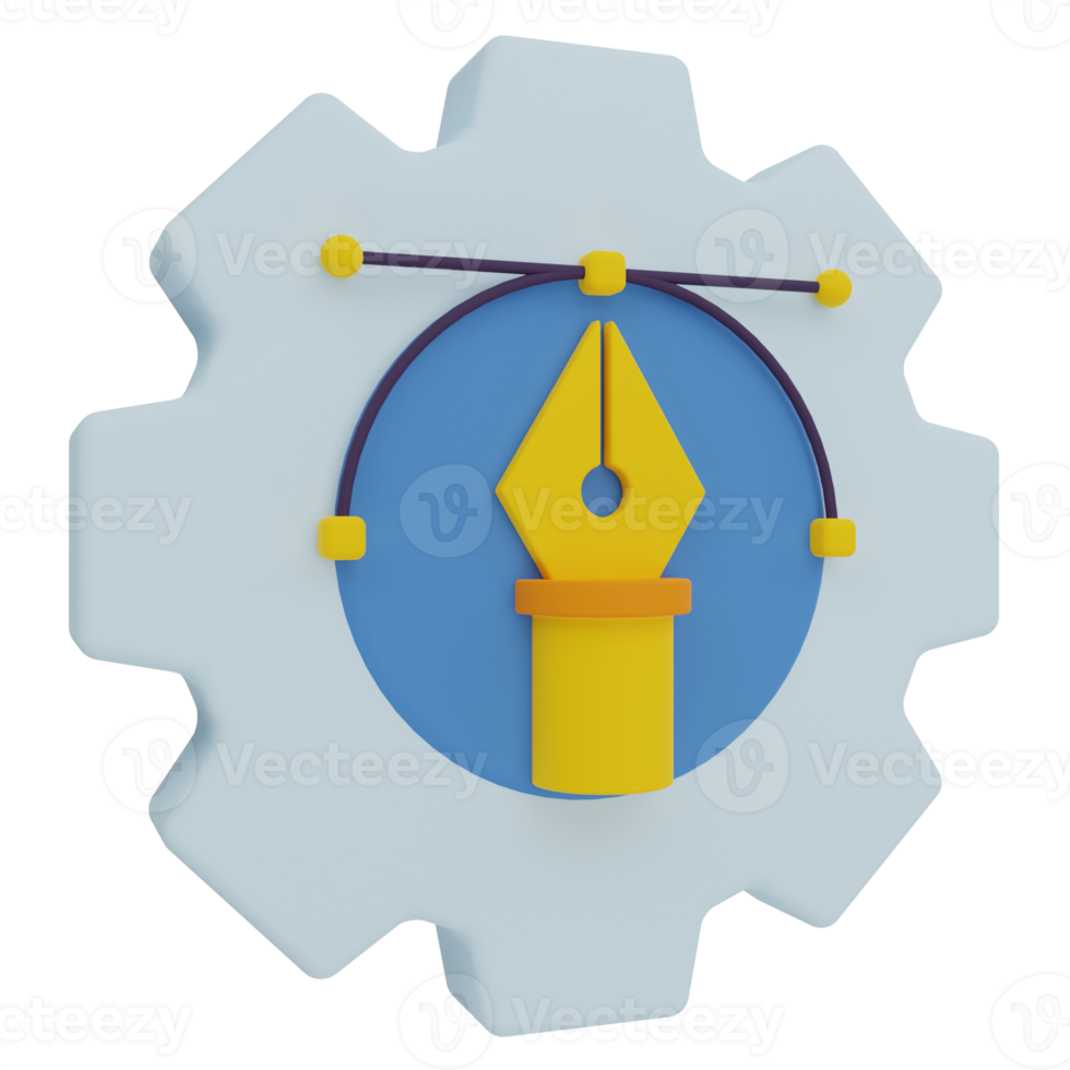 Design Setting 3D Illustration png