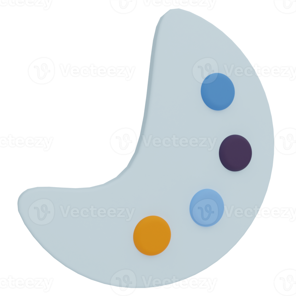 Color Palette 3D Illustration png