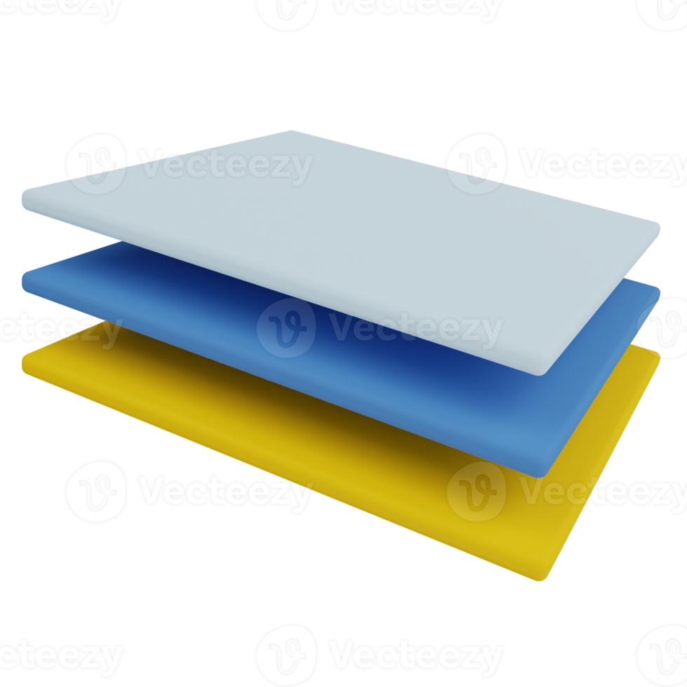 Layer 3D Illustration png