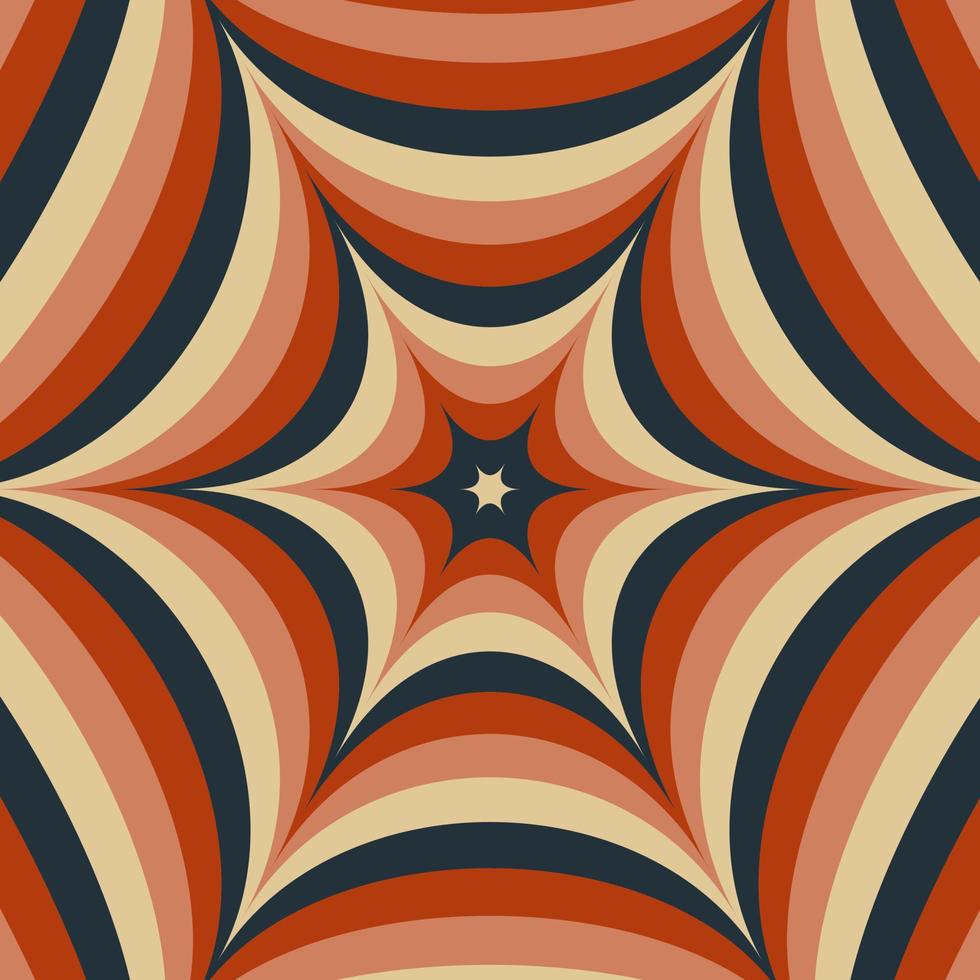 Psychedelic retro groove background vector