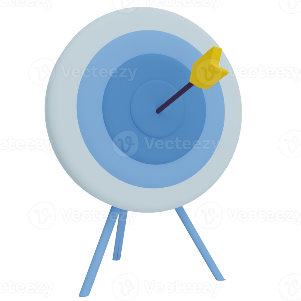 Dartscheibe 3D-Darstellung png