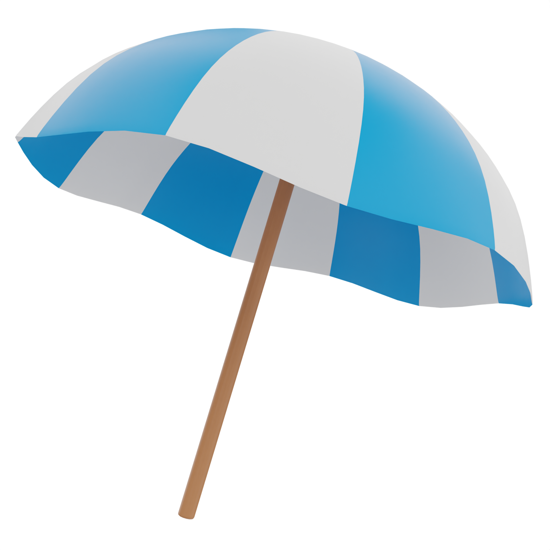 sombrilla de playa ilustración 3d 10794770 PNG