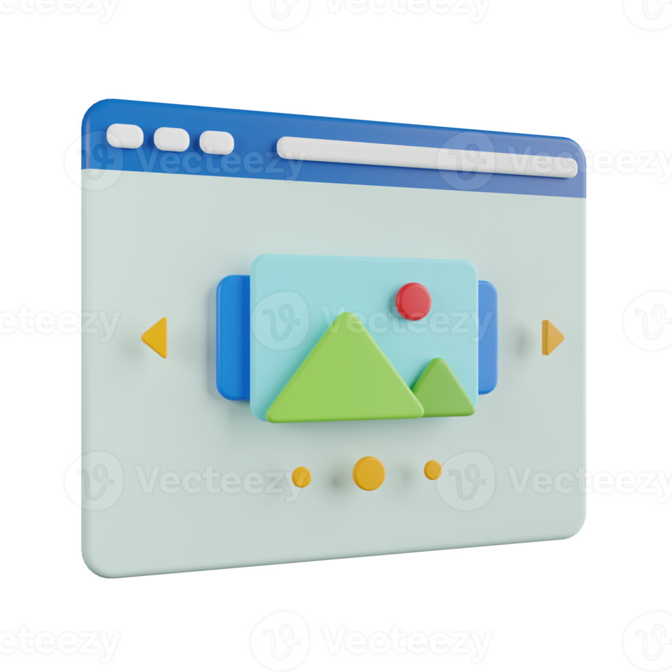 Photo Preview 3D Illustration png