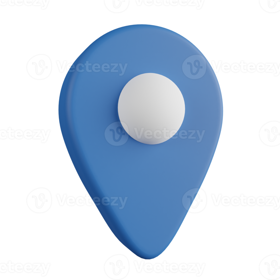 Location Pin 3D Illustration png