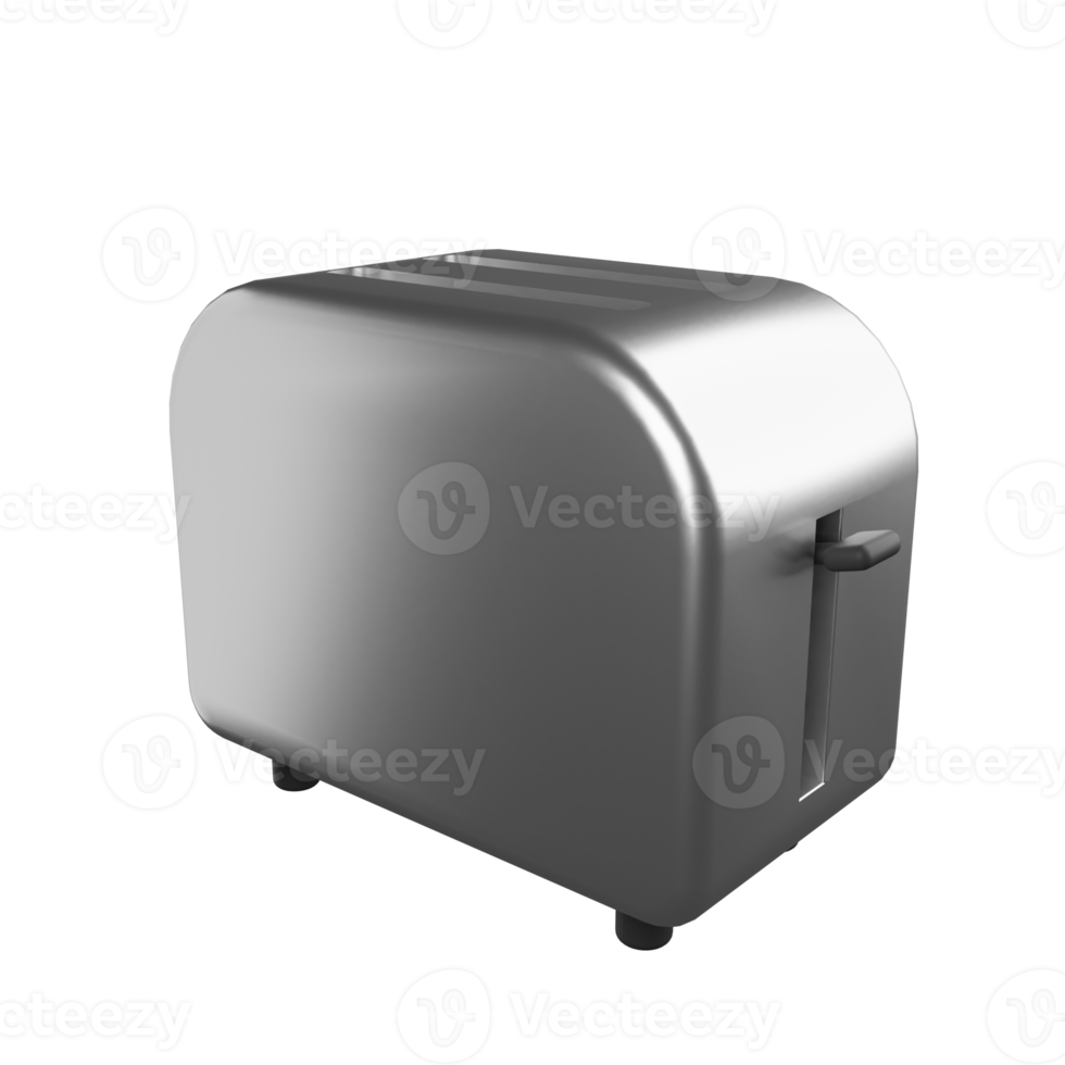 Bread Toaster 3D Illustration png