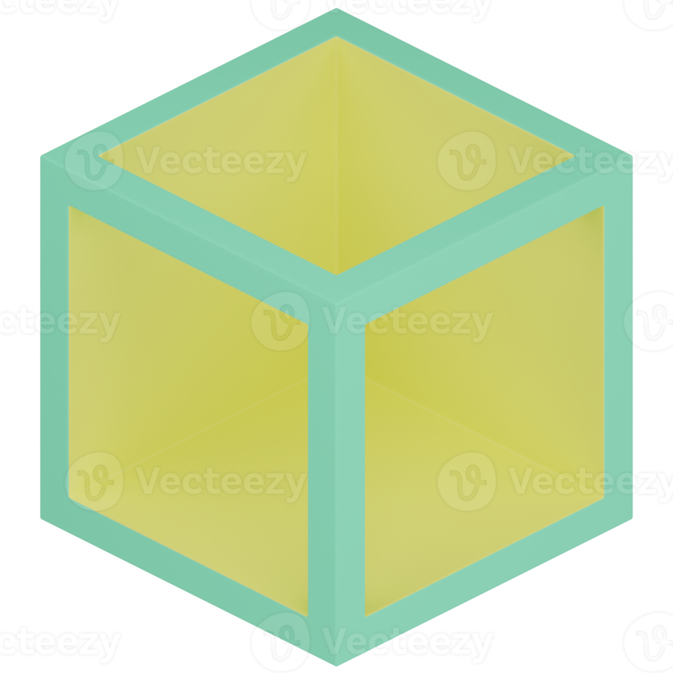 cube 3d illustration png