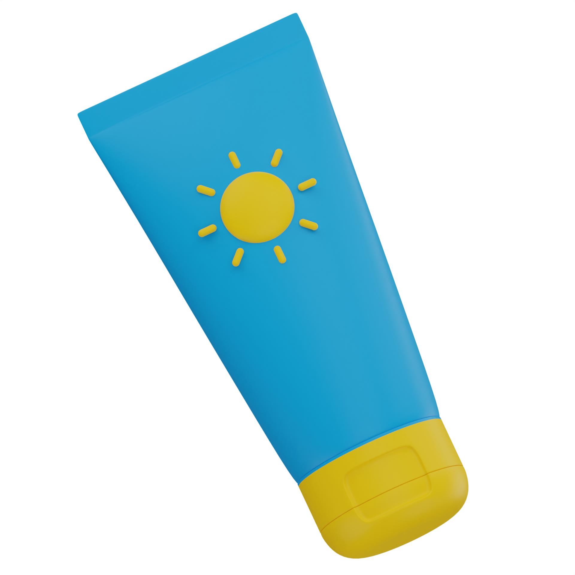 Sunscreen Lotion 3D Illustration 10794927 PNG