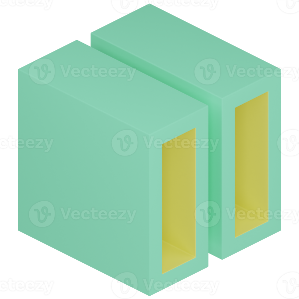 Cube 3D Illustration png
