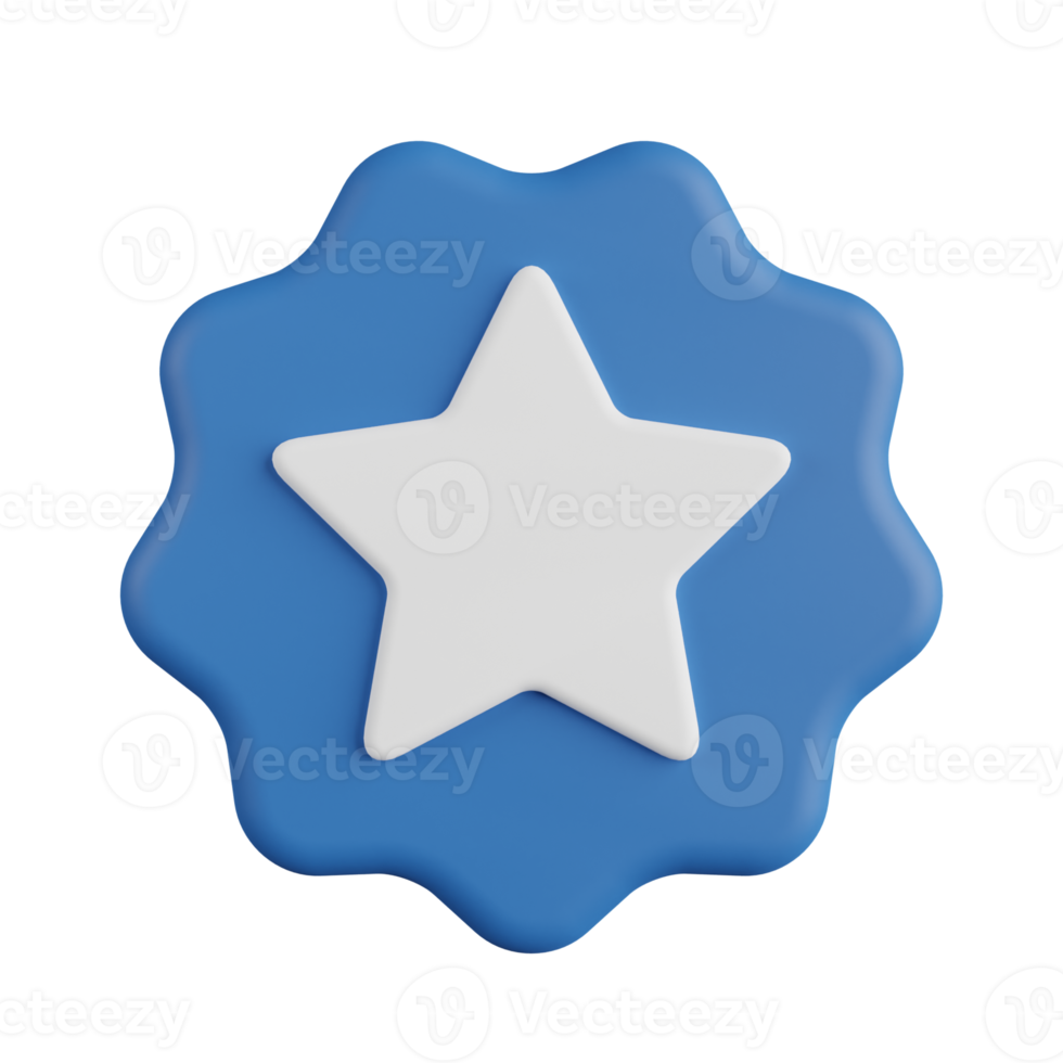 Badge 3D Illustration png