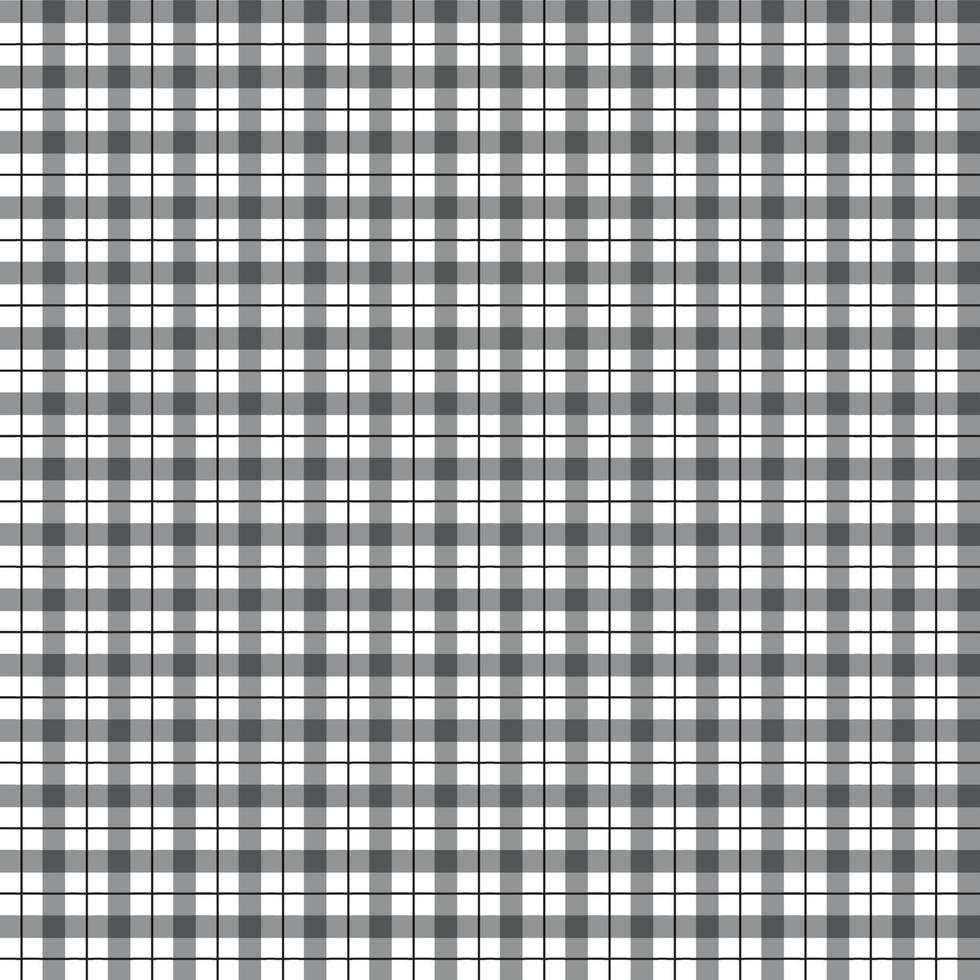 Black White Grey Plain Scott Plaid Tartan Checkered Gingham Pattern Illustration Tablecloth, Picnic mat wrap paper, Mat, Fabric, Textile, Scarf vector