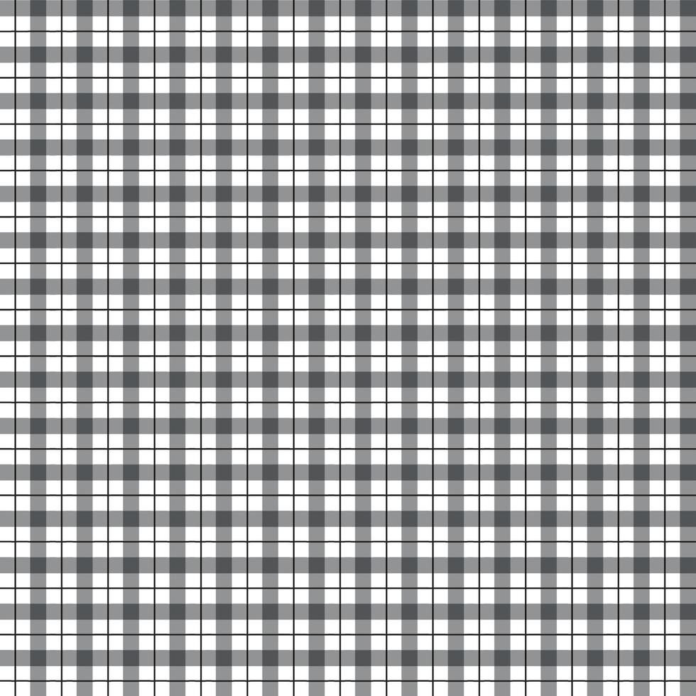 Black White Grey Plain Scott Plaid Tartan Checkered Gingham Pattern Illustration Tablecloth, Picnic mat wrap paper, Mat, Fabric, Textile, Scarf vector