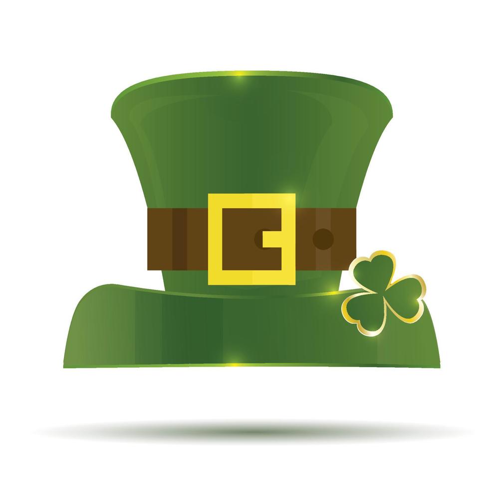 Green St. Patrick's Day Hat. vector
