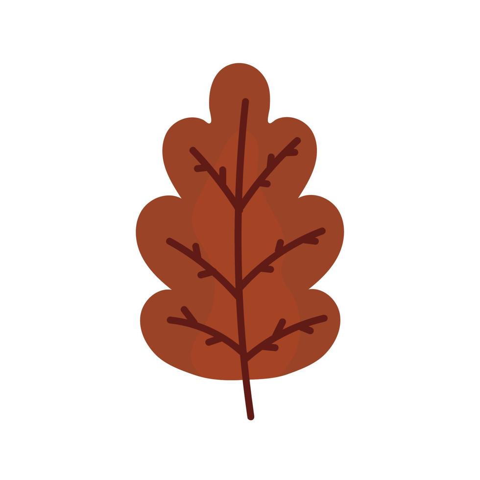 icono de hoja natural vector