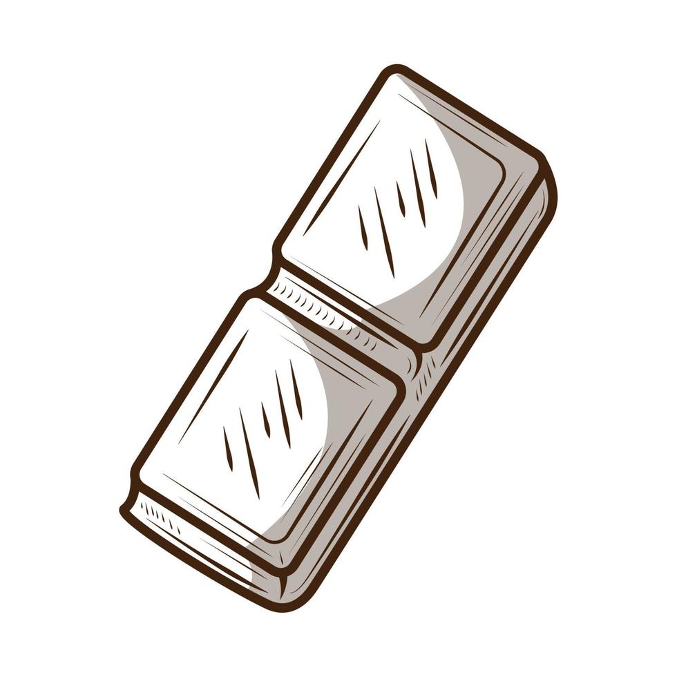 chocolate pieces icon vector