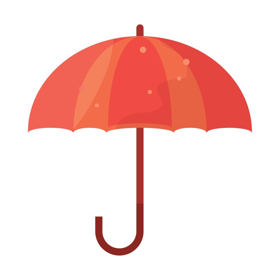 icono de paraguas aislado vector