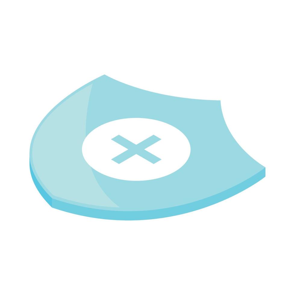 medical shield protection vector