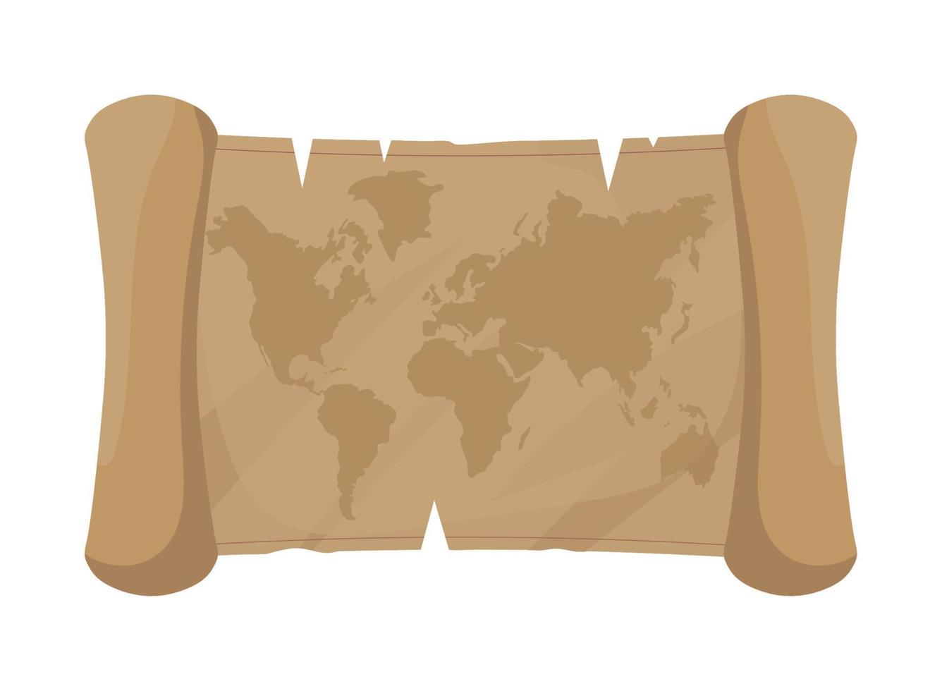 antique world map vector