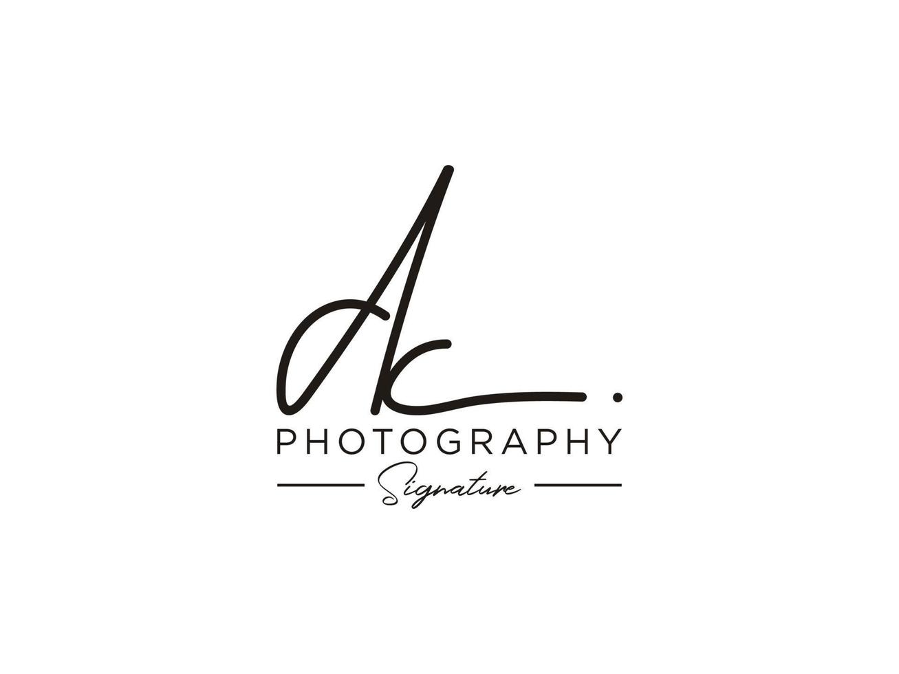 Letter DC Signature Logo Template Vector