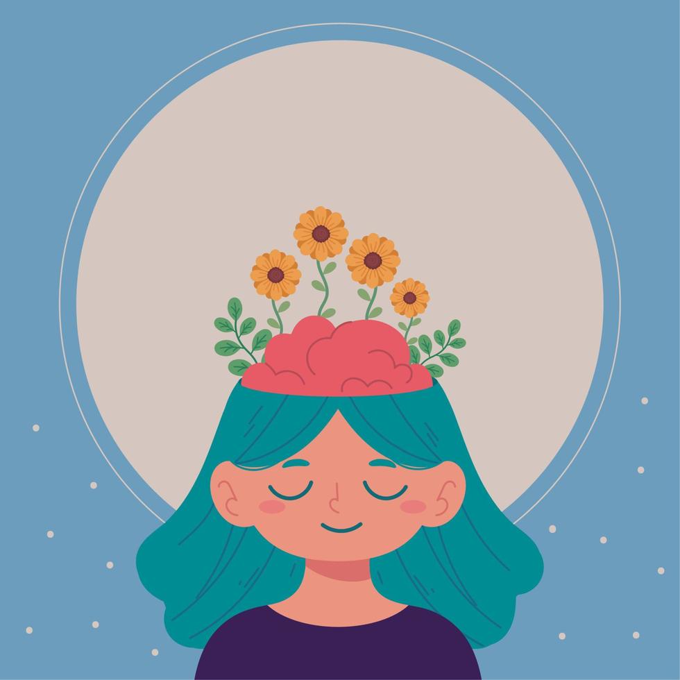 world mental health vector