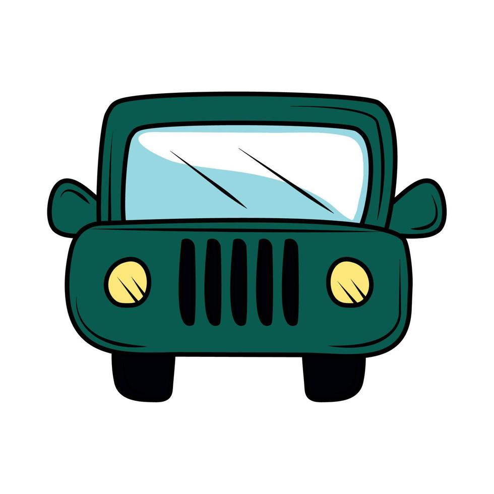 pickup transport icon vector