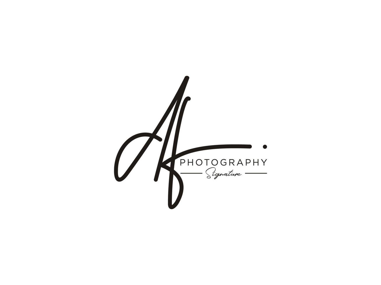Letter DF Signature Logo Template Vector