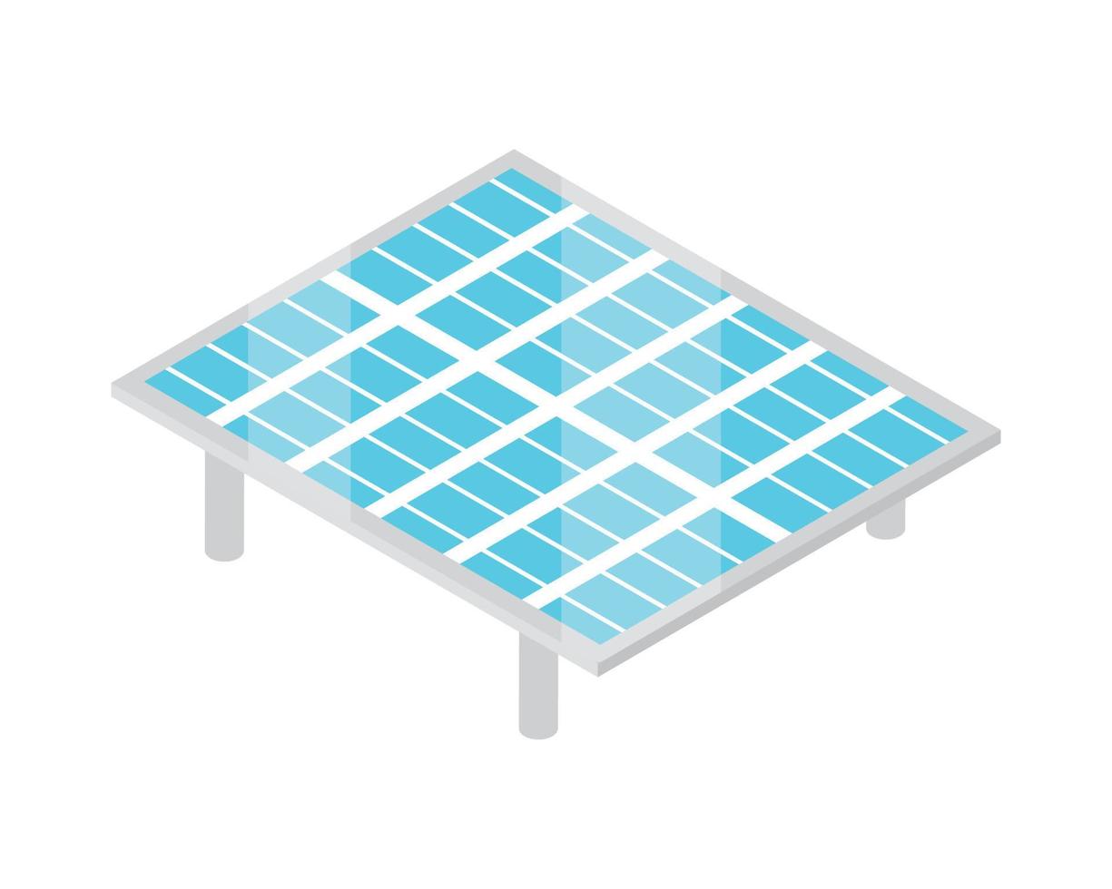 icono de panel solar vector